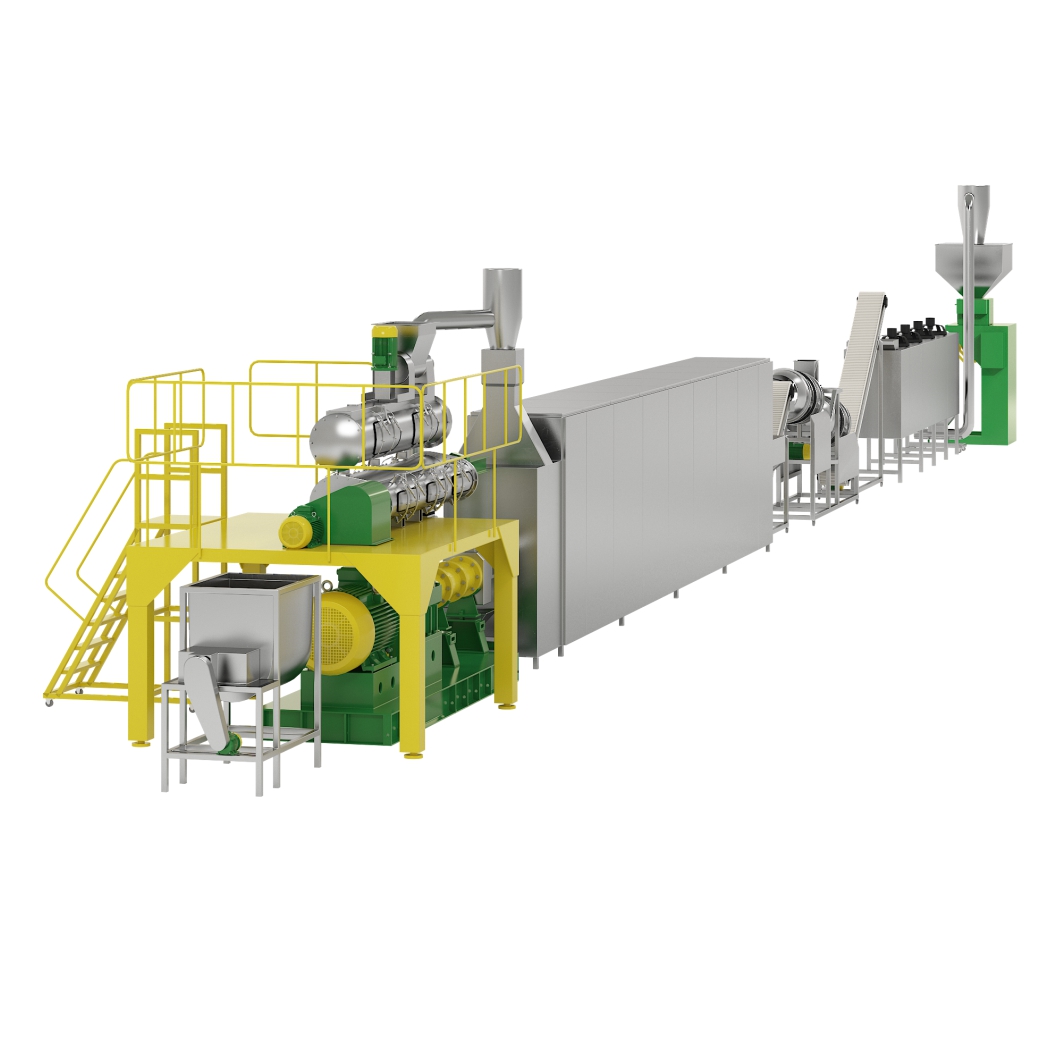 Линия производства сухих кормов для собак и кошек, рыбных хозяйств «PFL-K-20»